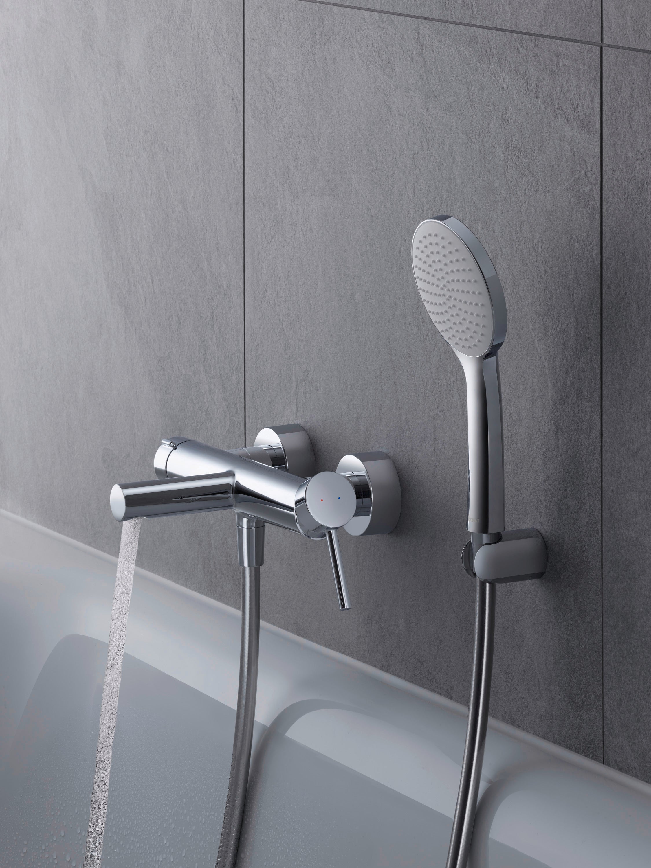 Duravit Circle jednouchwytowa bateria wannowa natynkowa