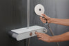 Duravit system prysznicowy z termostatem i półką szklaną