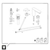 Bateria umywalkowa 3-otworowa Duravit Wave