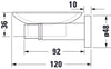 Duravit D-Code mydelniczka Ø10 cm na 1 mydło
