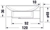 Duravit D-Code mydelniczka Ø10 cm na 1 mydło