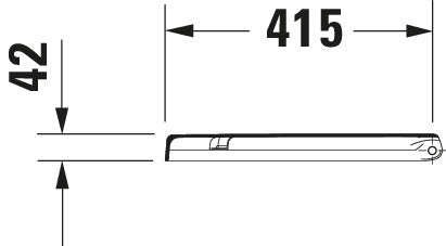 Duravit Uniwersalna deska sedesowa do Starck 3