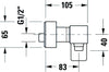 Duravit Manhattan jednouchwytowa bateria prysznicowa