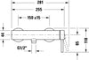 Duravit Circle jednouchwytowa bateria prysznicowa