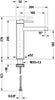 Duravit Circle jednouchwytowa bateria umywalkowa L