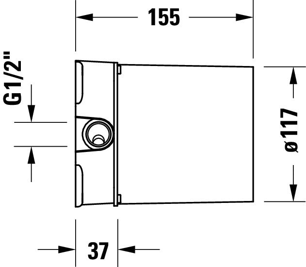 Korpus podtynkowy Duravit
