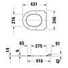 Deska sedesowa Soft-Close Duravit Univavo