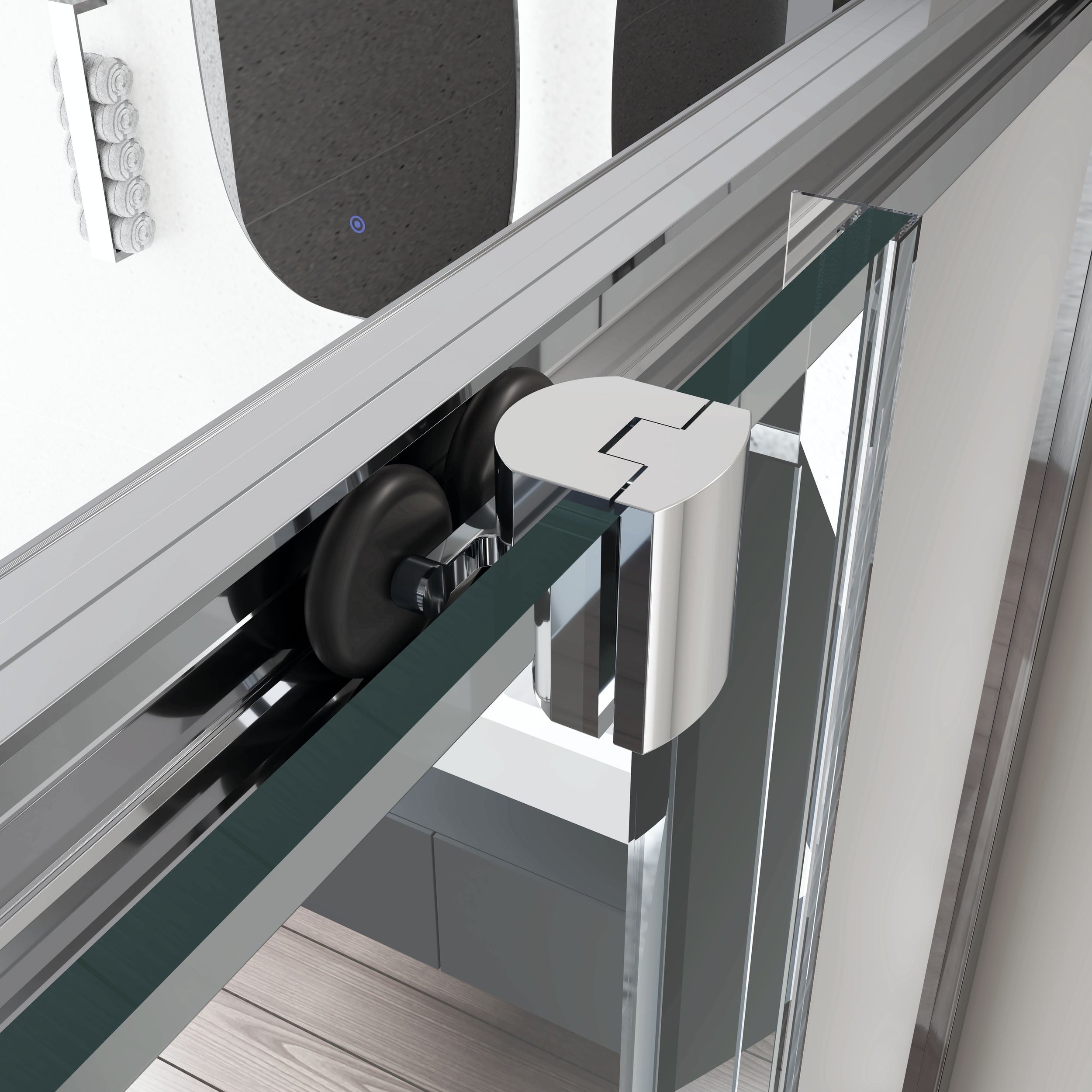 Kabina narożna z drzwiami przesuwnymi NT504