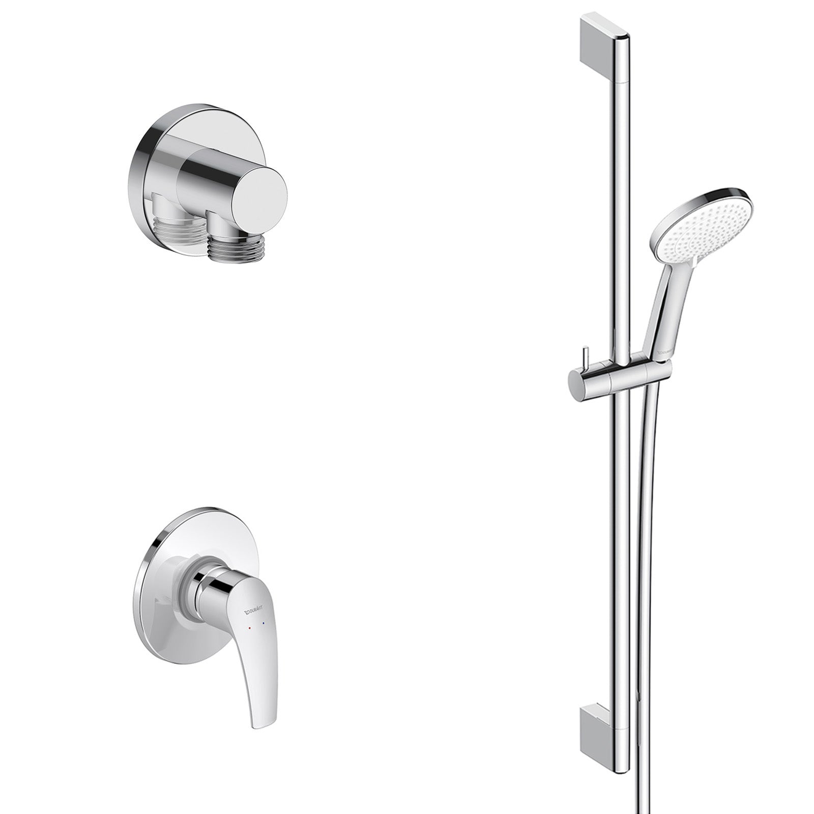Duravit DuraVelez bateria prysznicowa podtynkowa z głowicą prysznicową