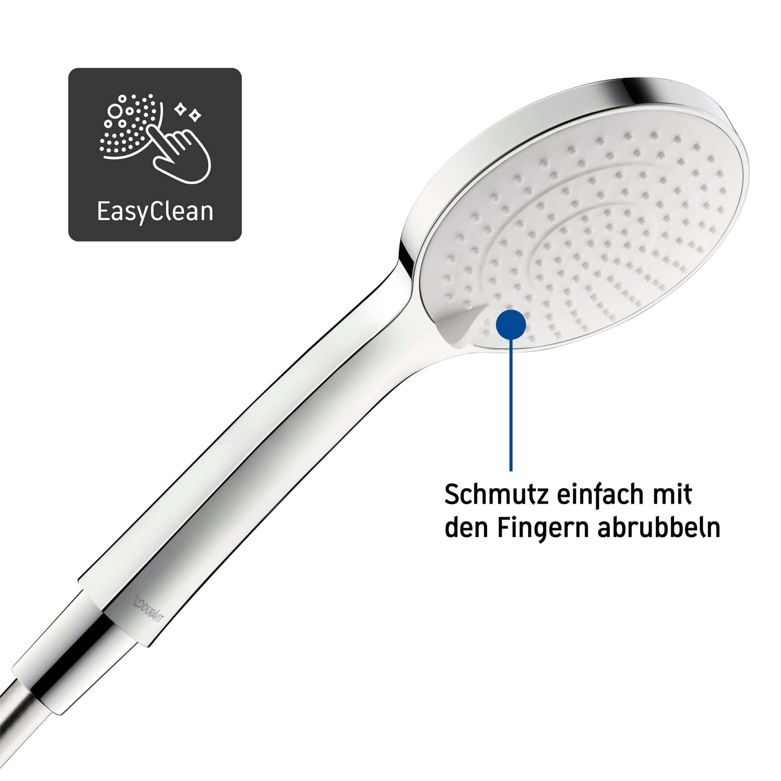 Duravit DuraVelez bateria prysznicowa podtynkowa z głowicą prysznicową