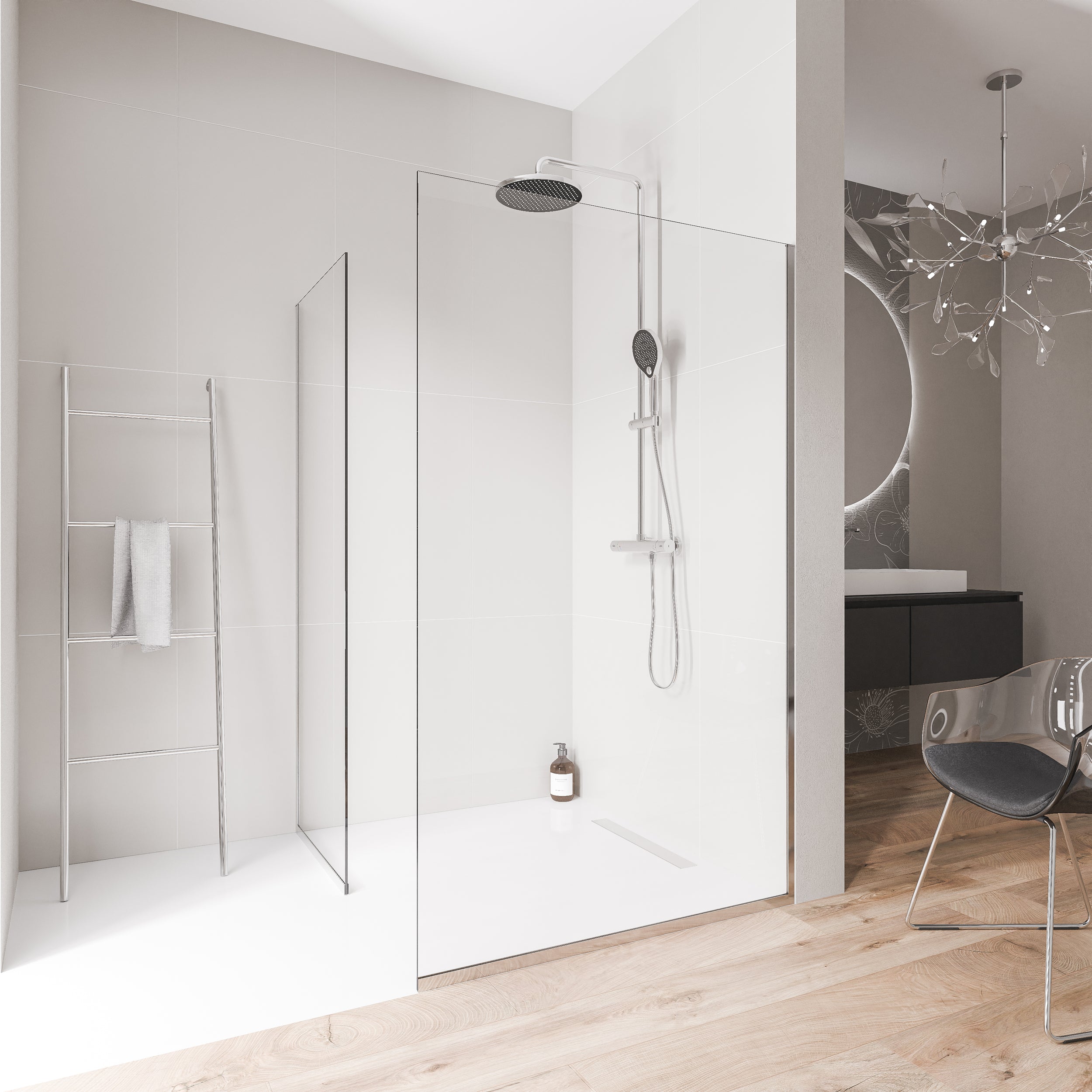 Ścianka prysznicowa Walk-In EX102