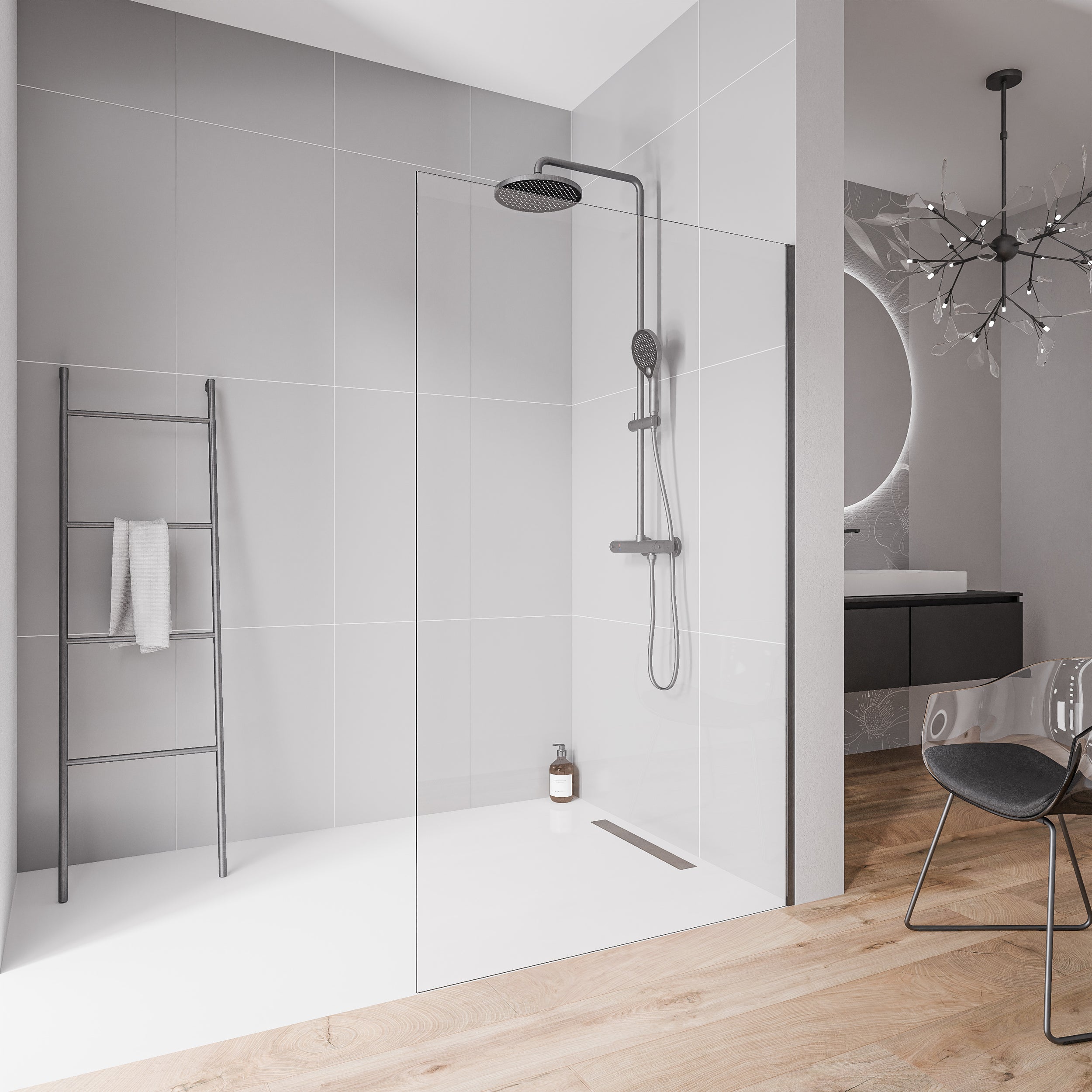 Ścianka prysznicowa Walk-In EX102