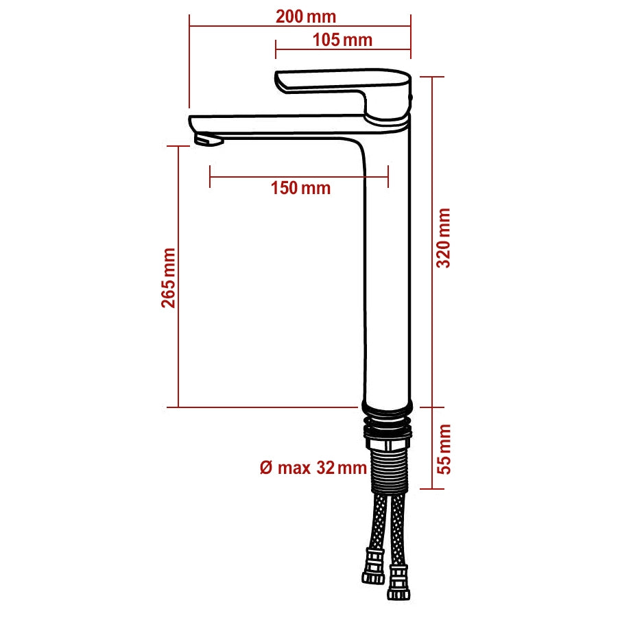 Bateria umywalkowa 4025CB