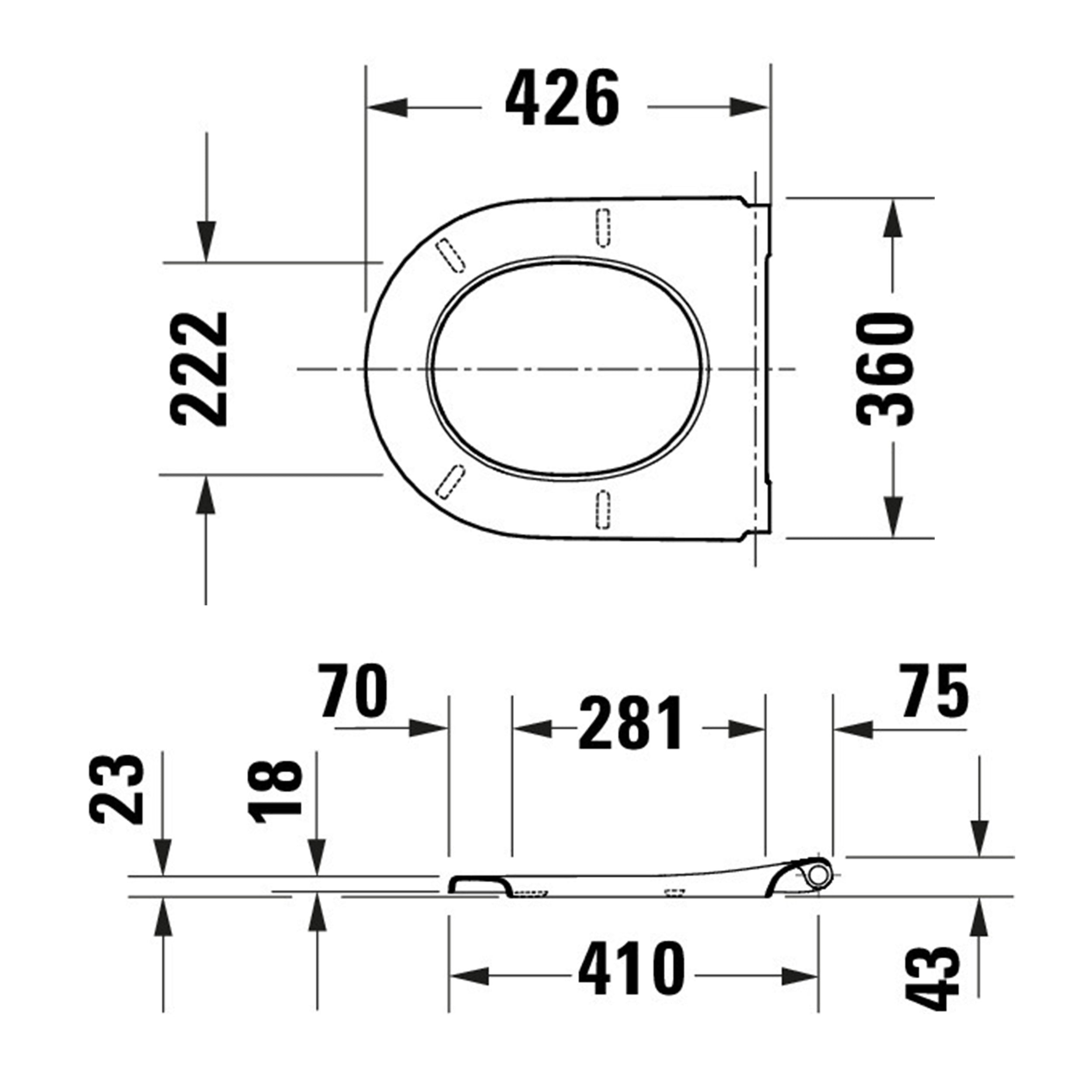 Duravit Univavo deska sedesowa Soft-Close