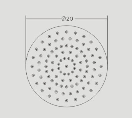 Ekstrapłaska deszczownica DPG2025