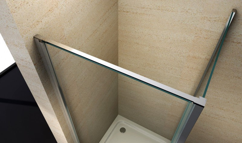 Kabina prysznicowa narożna EX416 szkło bezpieczne ESG 8 mm – 100 x 100 x 195 cm – z brodzikiem 