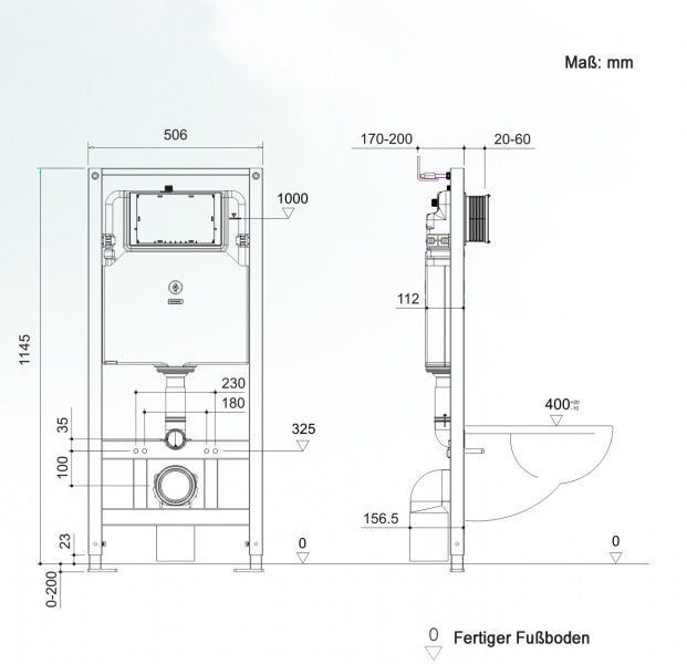 Kompletny zestaw WC 43: Miska WC B-8030R