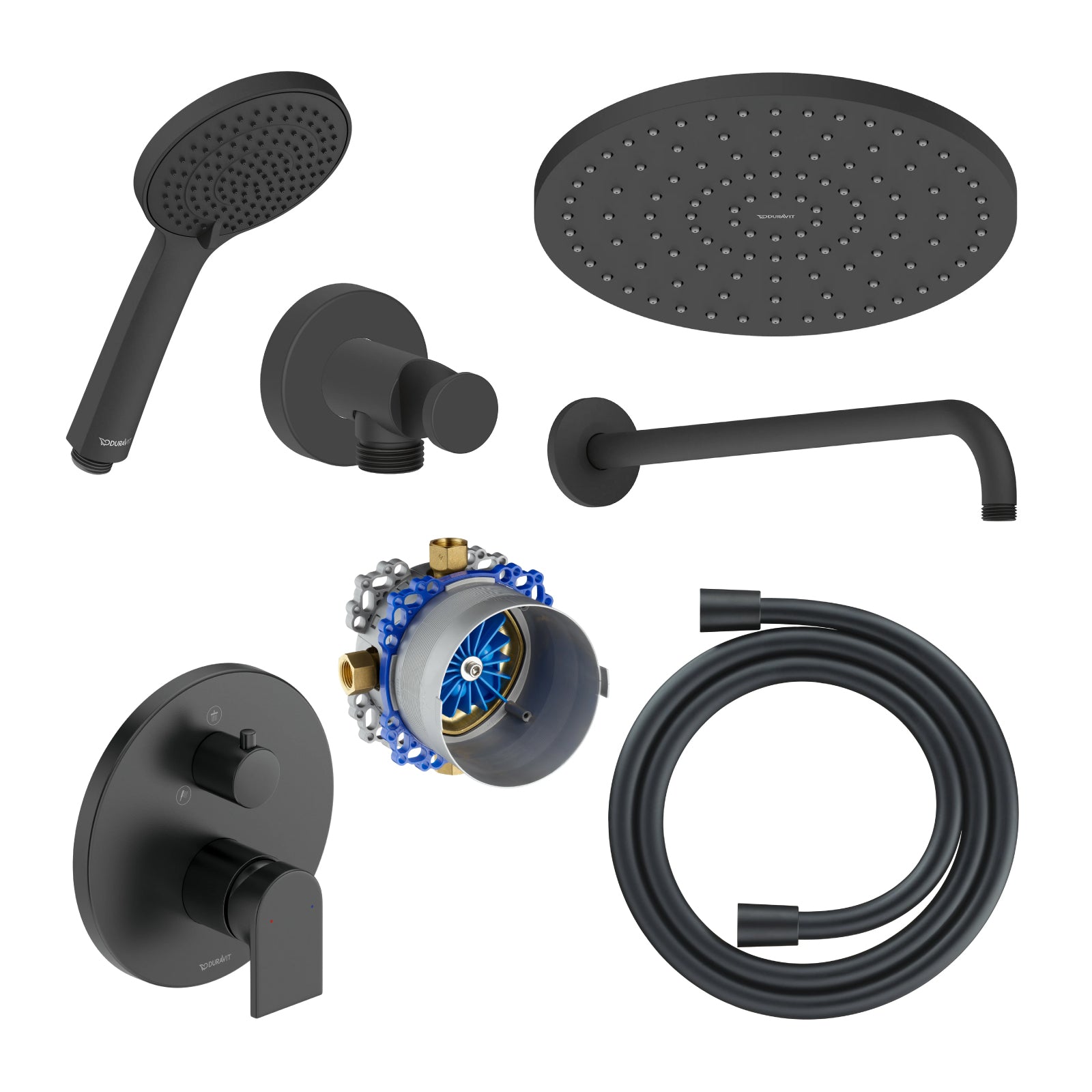Duravit Tulum podtynkowa bateria prysznicowa z deszczownicą 