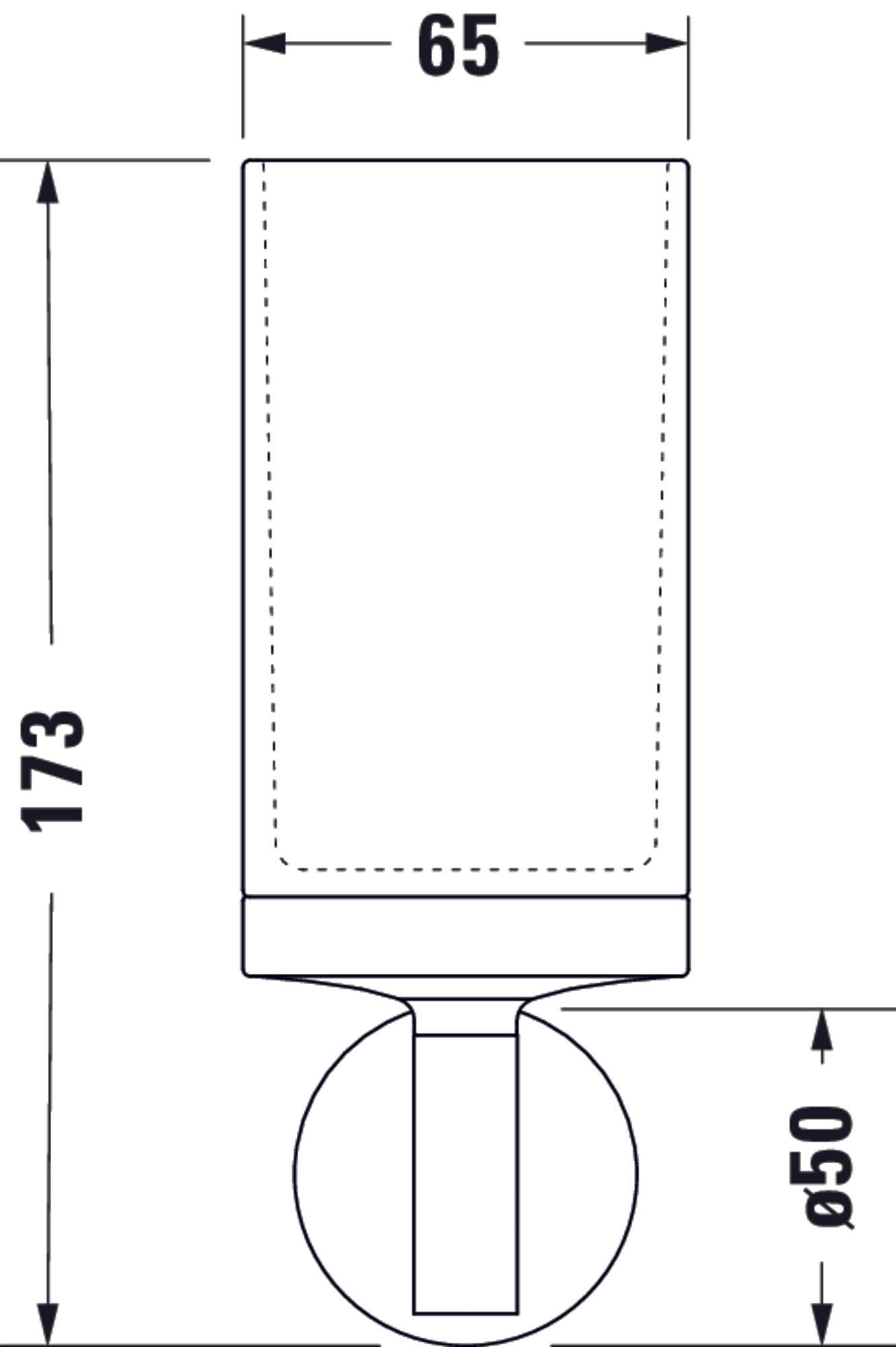 Duravit Starck T kubek na szczoteczki do zębów