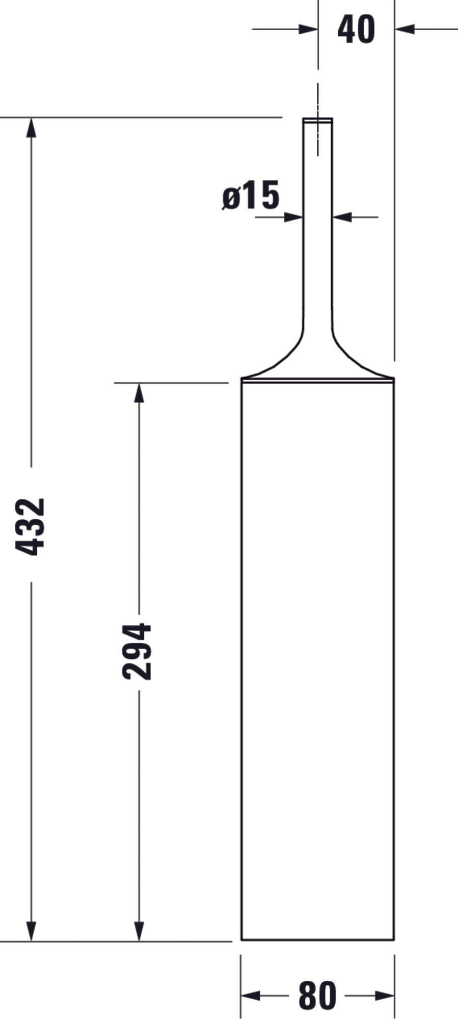 Duravit Starck T zestaw szczotek