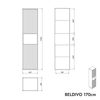 Zestaw mebli łazienkowych BELDIVO 80 cm