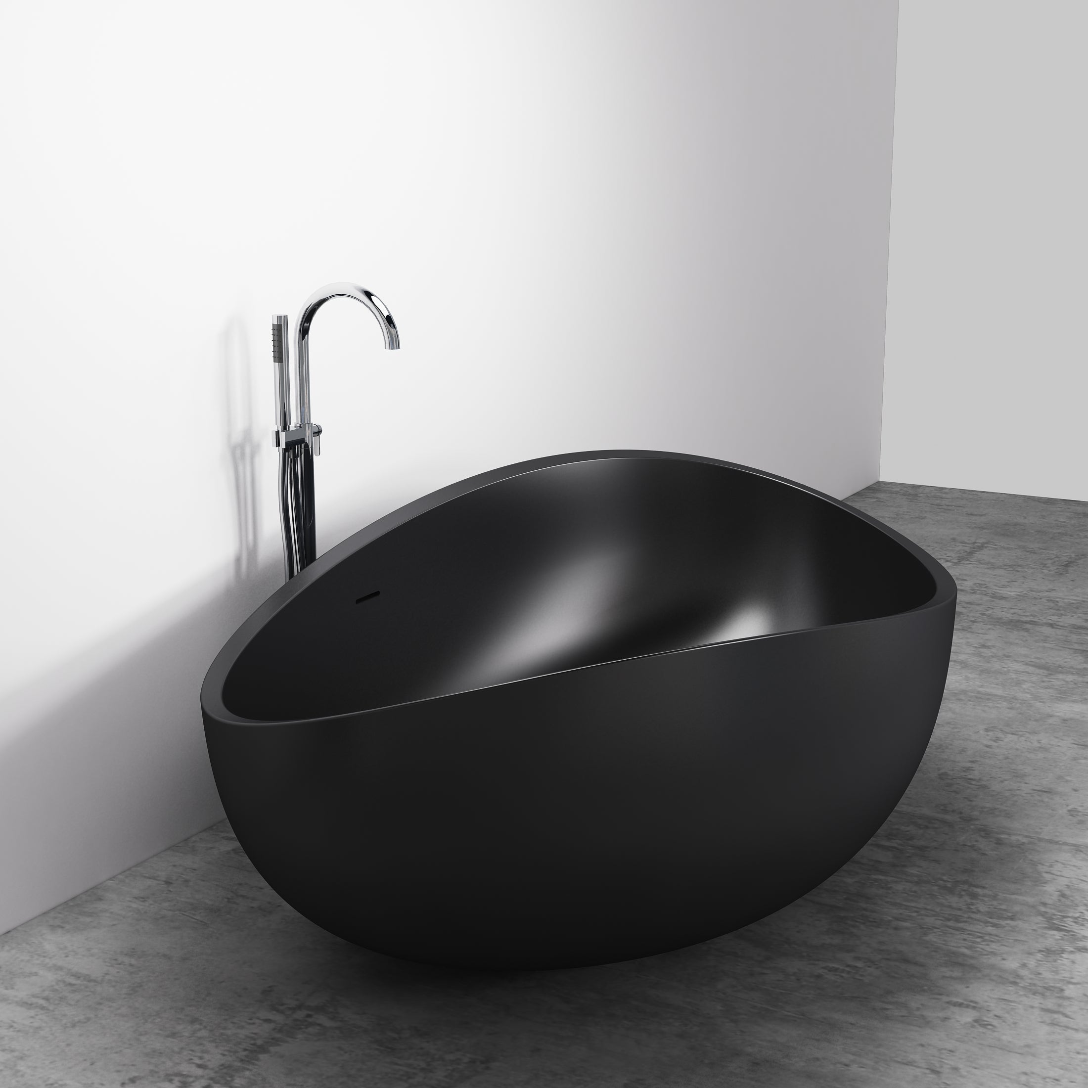 Wanna wolnostojąca WAVE konglomerat Solid Surface