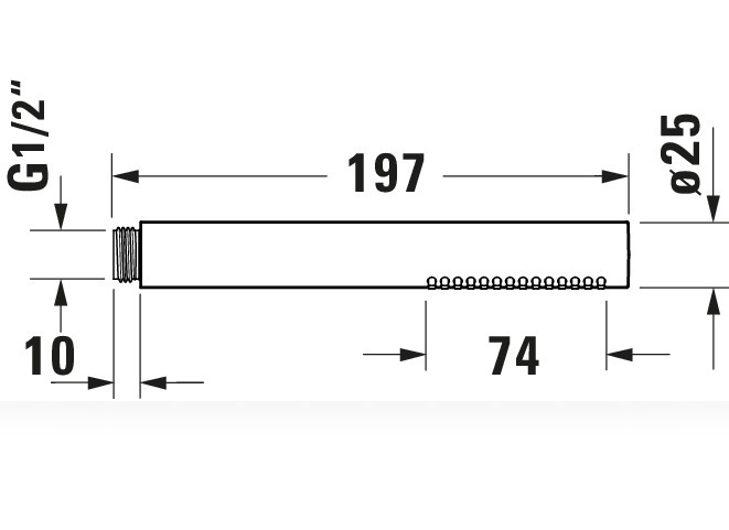 Duravit uniwersalna słuchawka prysznicowa