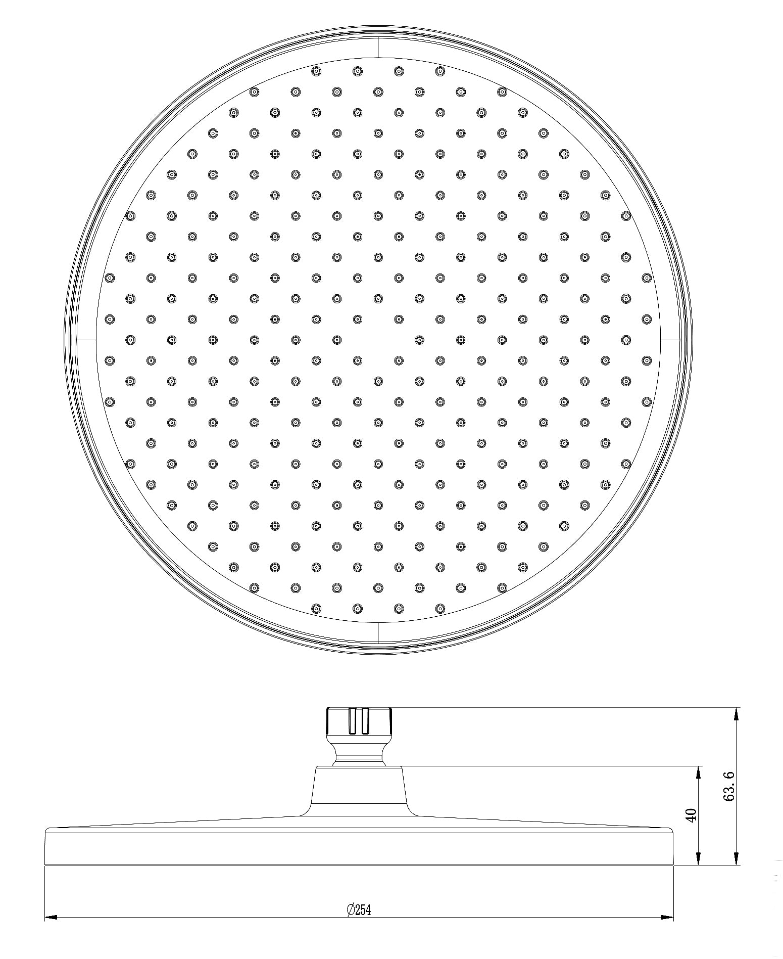 Zestaw prysznicowy z termostatem 8221 BASIC