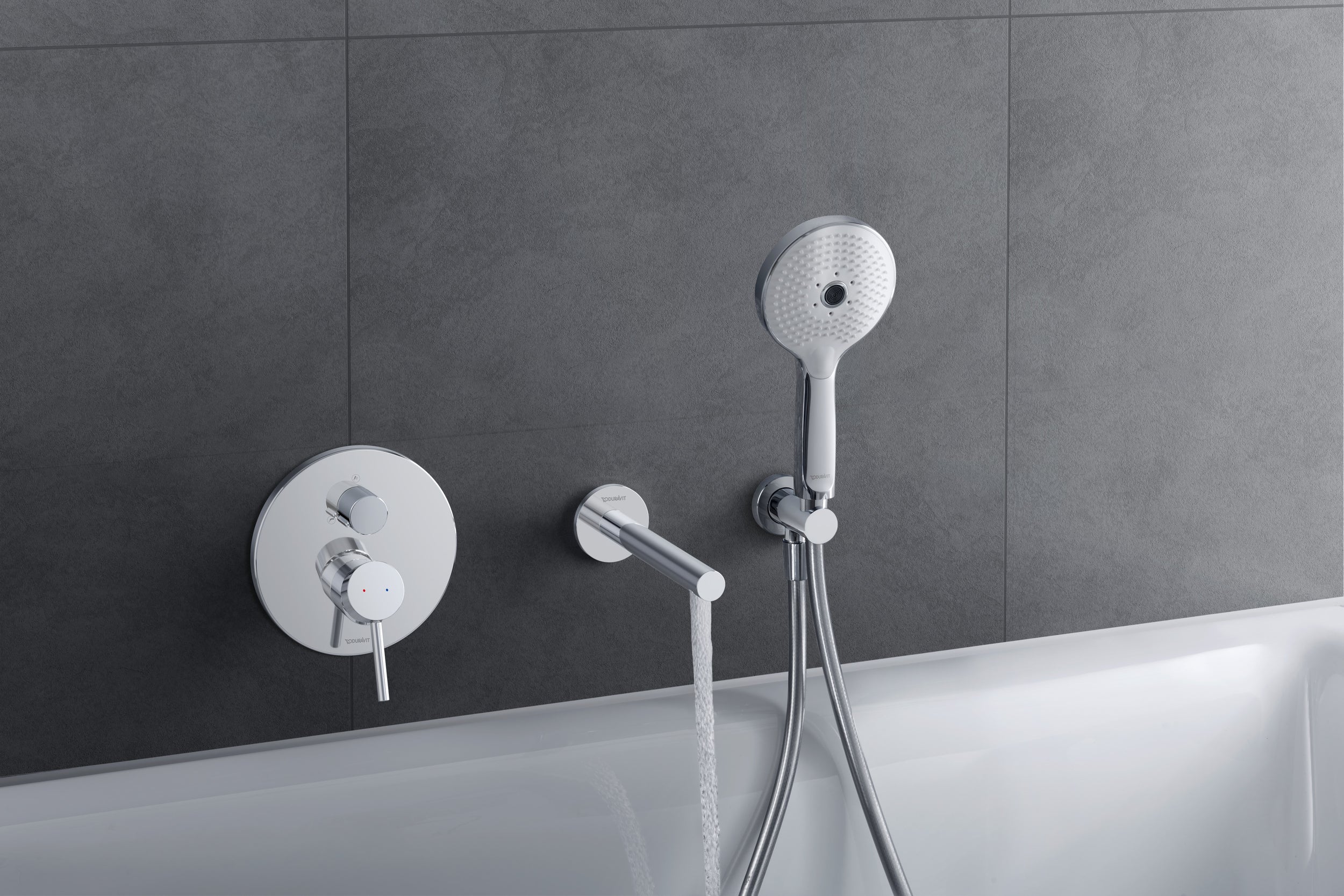 Jednouchwytowa bateria wannowa Duravit Circle