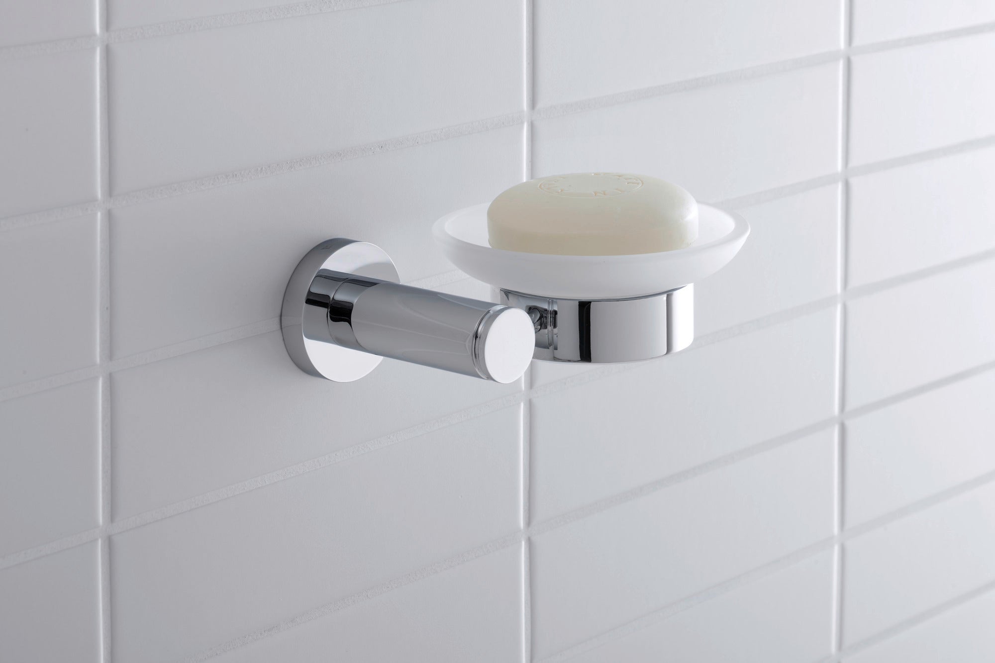 Duravit D-Code mydelniczka Ø10 cm na 1 mydło 