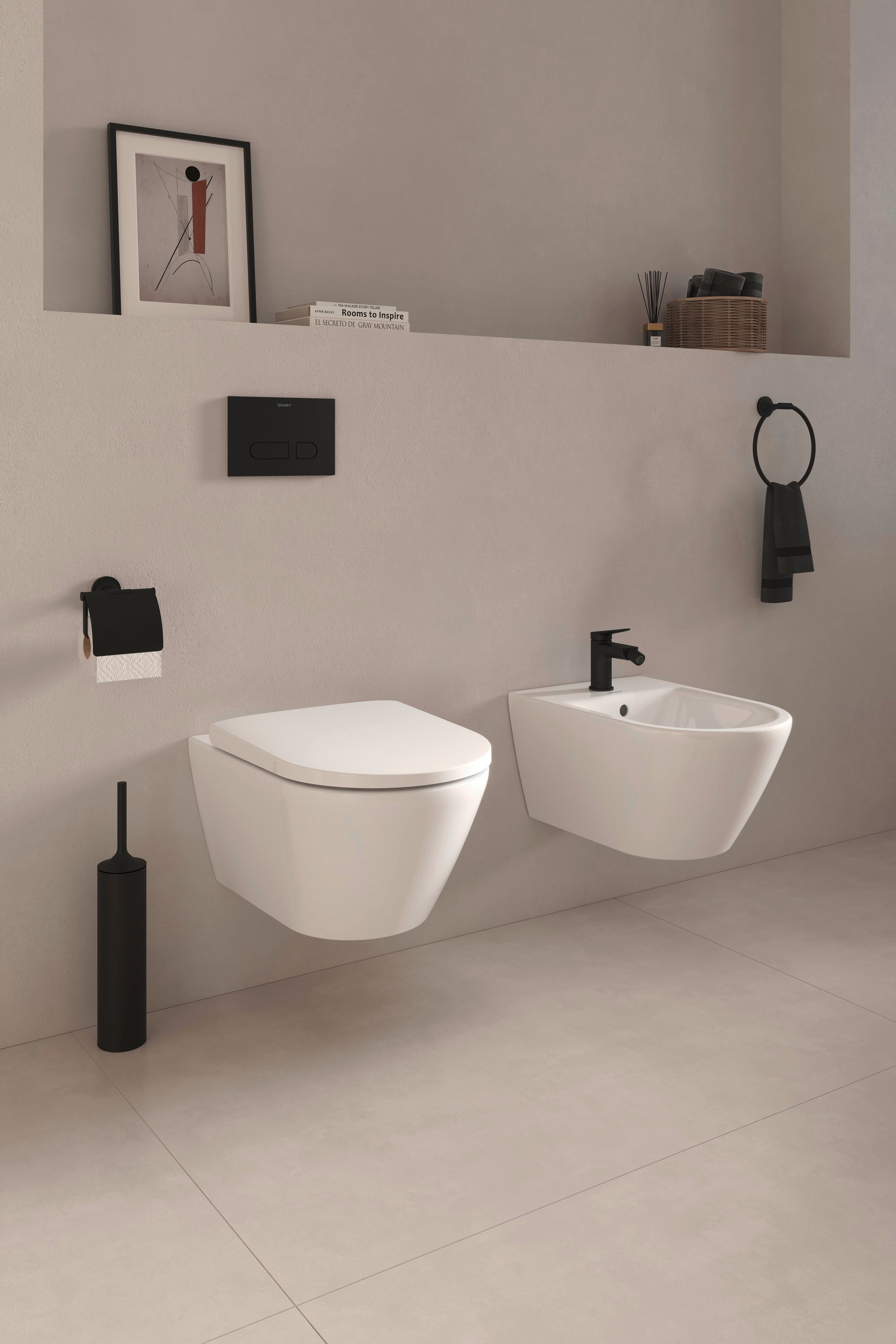 Duravit DuraSystem mechaniczna płyta sterująca do WC
