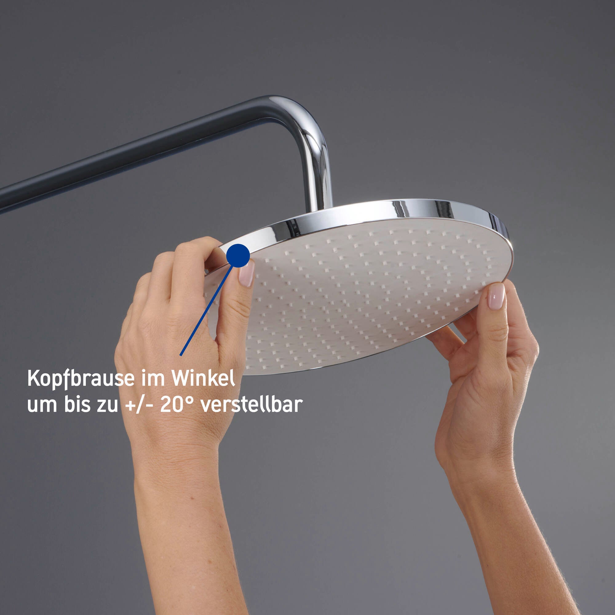 Duravit system prysznicowy z termostatem i półką szklaną