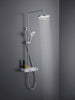 Duravit system prysznicowy z termostatem i półką szklaną