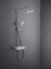 Duravit system prysznicowy z termostatem i półką szklaną