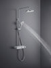 Duravit system prysznicowy z termostatem i półką szklaną