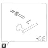 Duravit Starck T uchwyt na papier toaletowy
