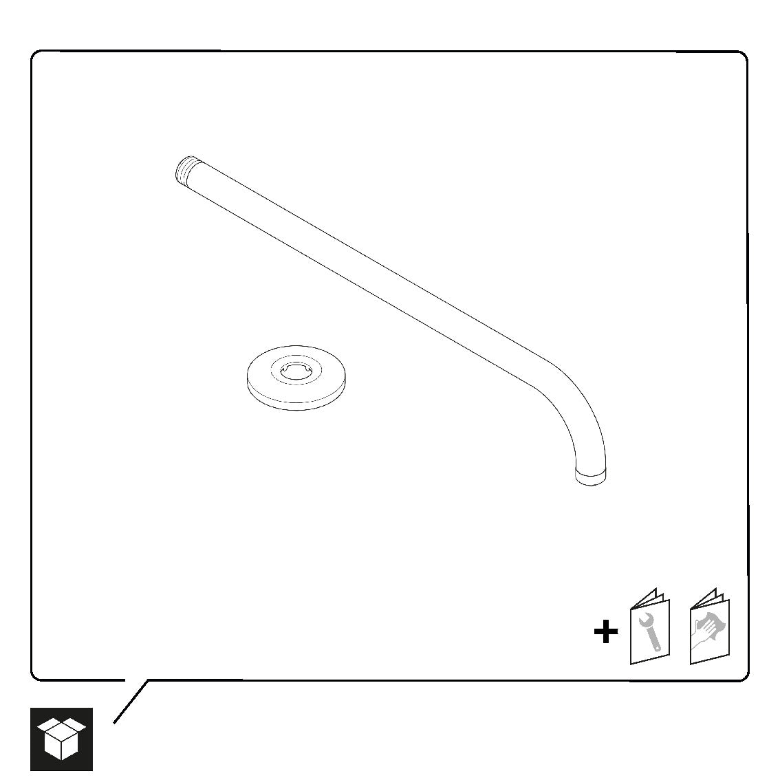 Duravit Universal ramię prysznicowe