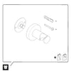 Duravit uniwersalny uchwyt prysznicowy