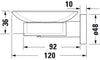 Duravit D-Code mydelniczka Ø10 cm na 1 mydło 