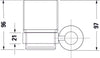 Duravit D-Code kubek na szczoteczki do zębów