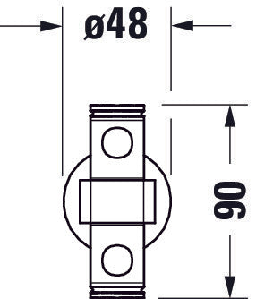 Duravit D-Code wieszak na ręczniki 