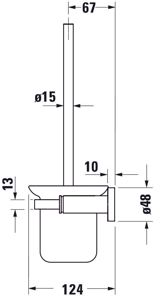 Duravit zestaw szczotek D-Code