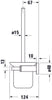 Duravit zestaw szczotek D-Code