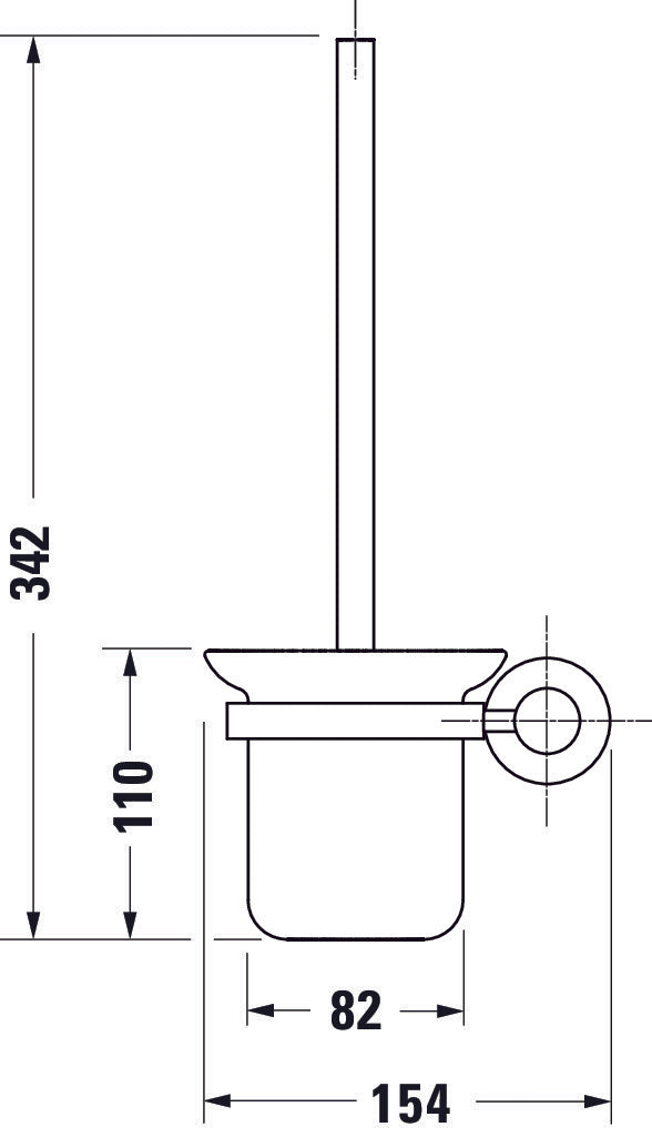 Duravit zestaw szczotek D-Code