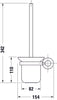 Duravit zestaw szczotek D-Code