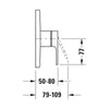 Duravit B.3 podtynkowa bateria prysznicowa