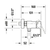 Duravit B.3 natynkowa bateria prysznicowa