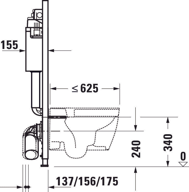 Stelaż podtynkowy WC DuraSystem Basic