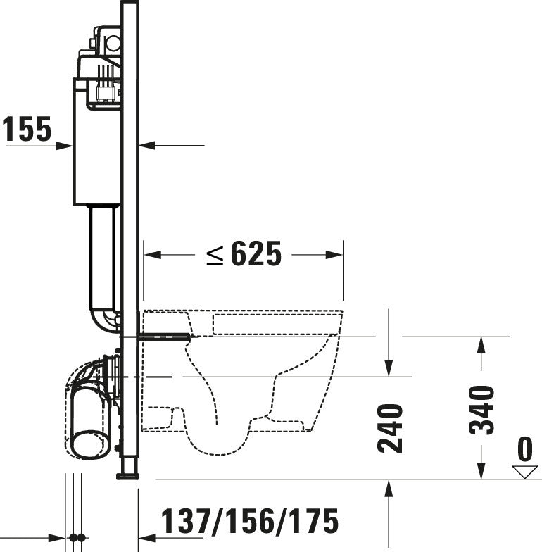 Stelaż podtynkowy WC DuraSystem Basic