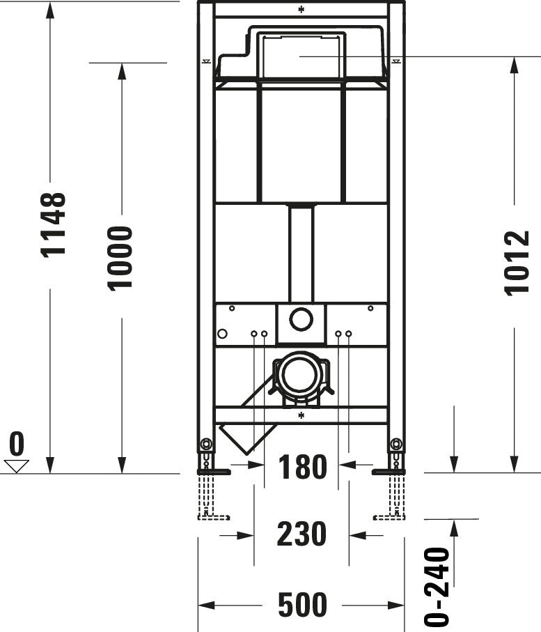 Stelaż podtynkowy WC DuraSystem Basic